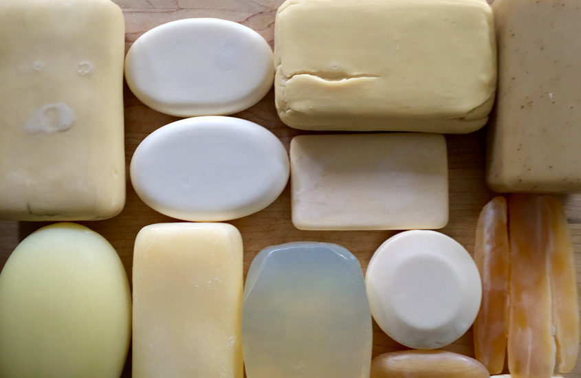 assorted bars of soap