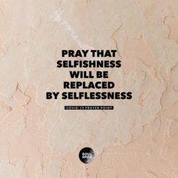 COVID-19 prayer point