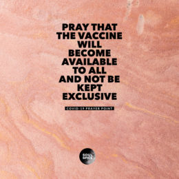COVID-19 prayer point